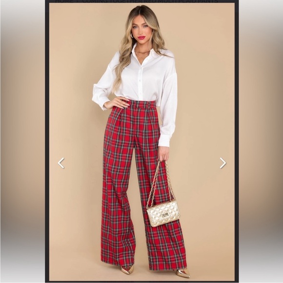 Aura Pants - NEW Red Dress Boutique: Coming Together
Red Multi Plaid Pants